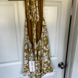 Yellow Floral Romper